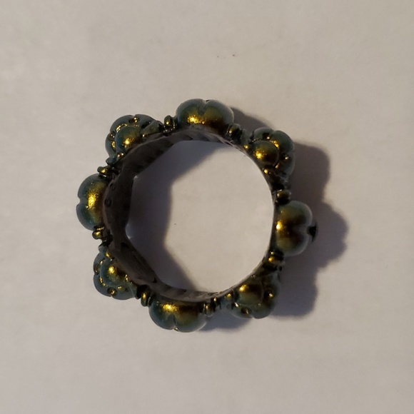 Bottega Veneta Scarab Beetle Silver Ring - Size 6 (Italy 13) NWT - Picture 4 of 11